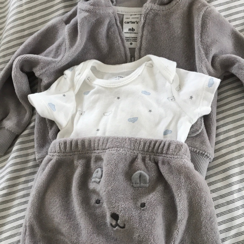 Newborn 🐻 Terry Jumpsuit